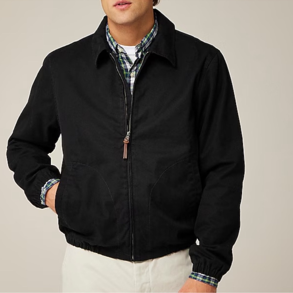 J. Crew Harrington Jacket in Cotton Twill. Size M.
